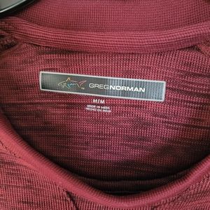 Greg Norman crew neck sweat shirt size medium,Burgundy